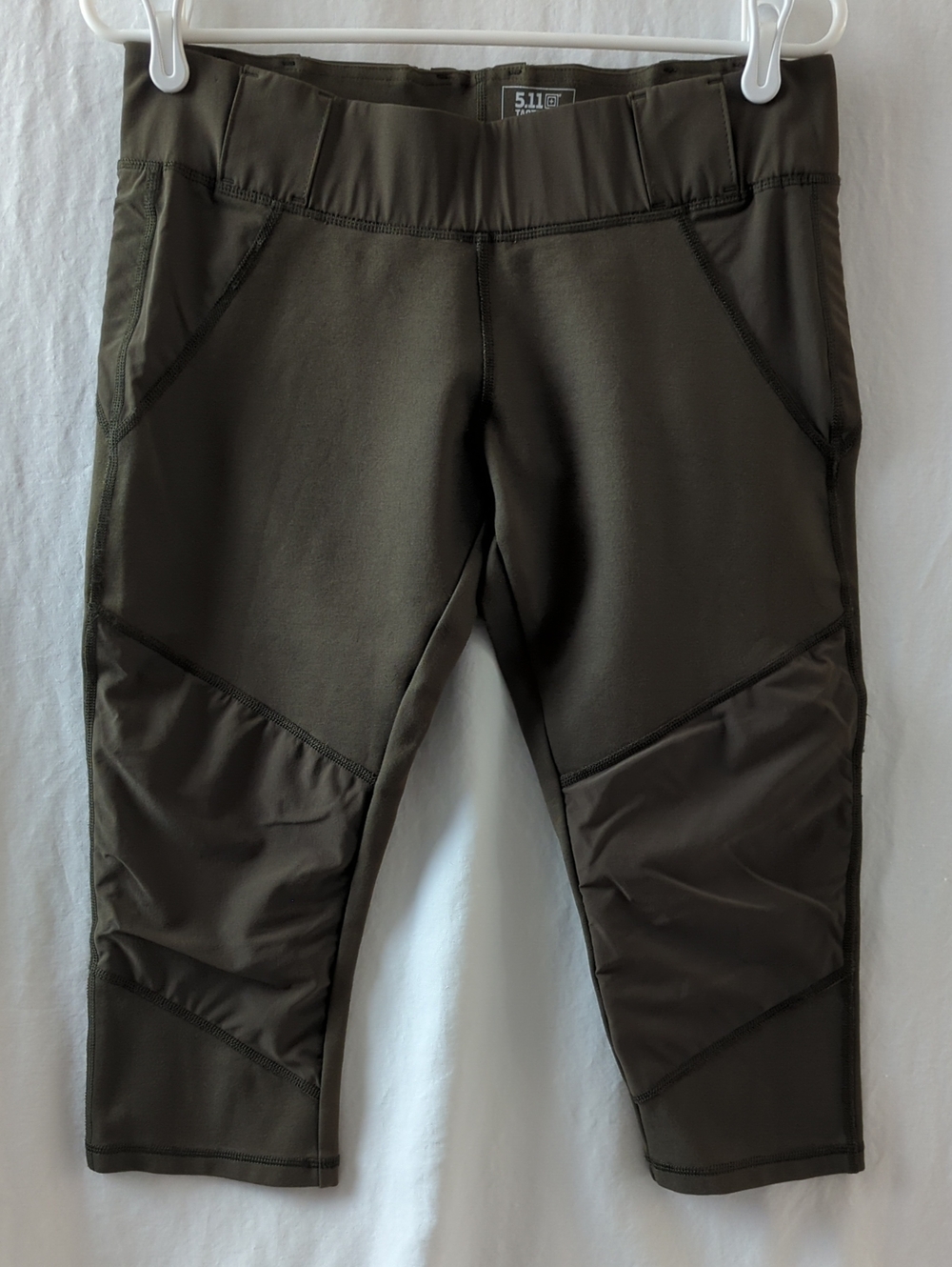 5.11 Tactical Raven Range Capri Leggings Tundra Green Womens Size Medium M